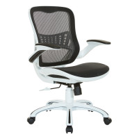 OSP Home Furnishings RLY26-BK Riley Office Chair with Black Mesh